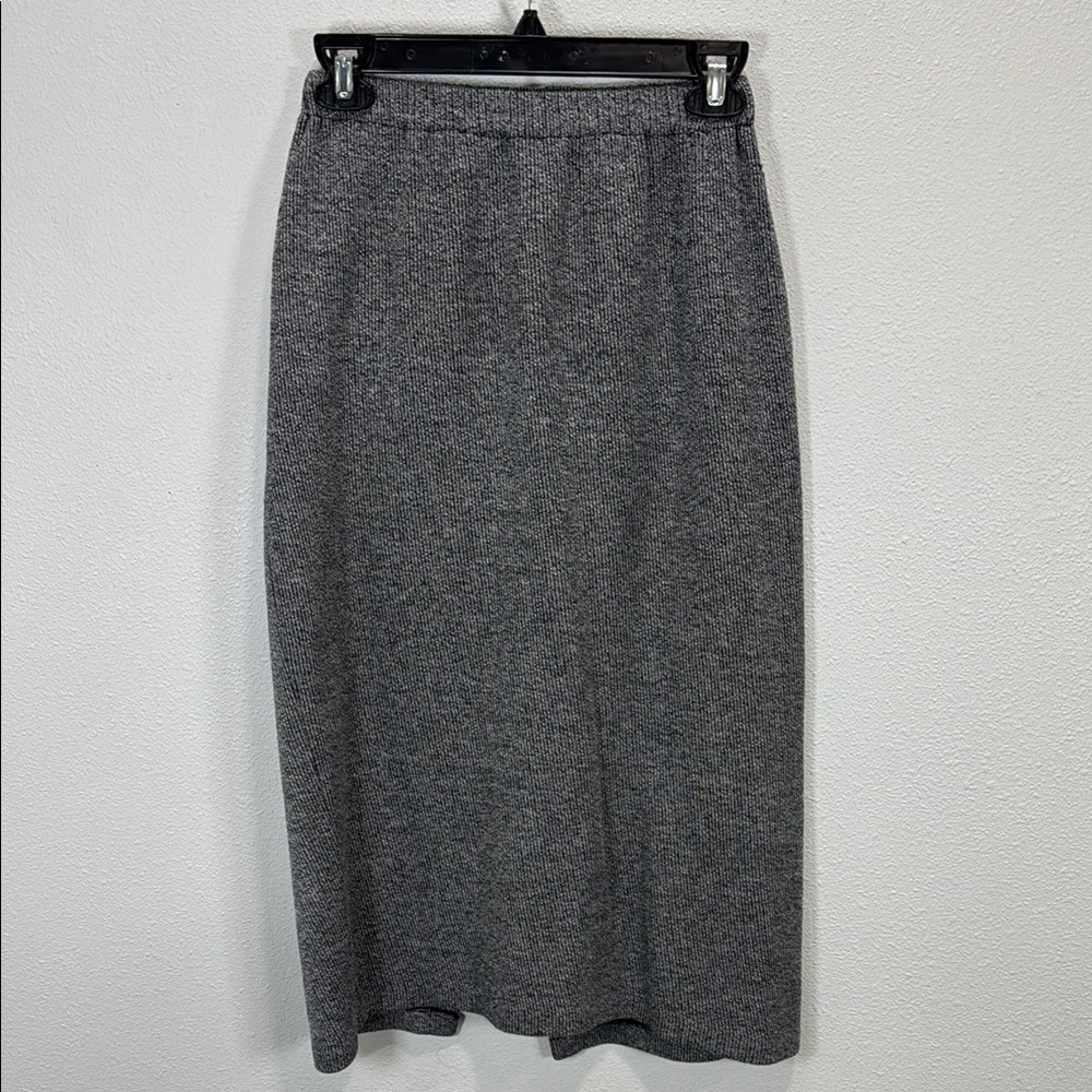 Forenza Gray Midi Pencil Skirt vintage sweater skirt